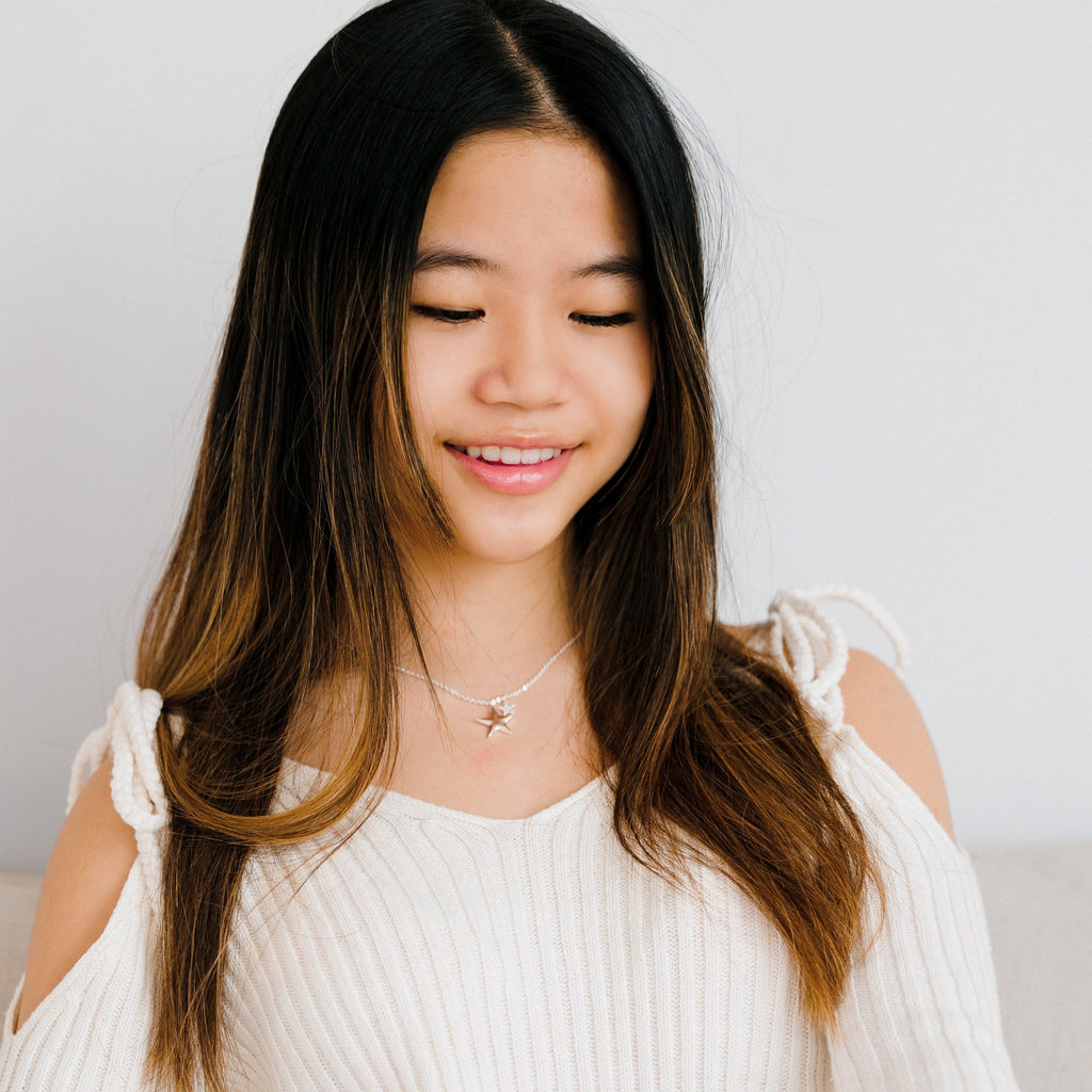 Twin Star Necklace Lee