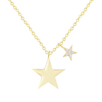 Twin Star Necklace Lee