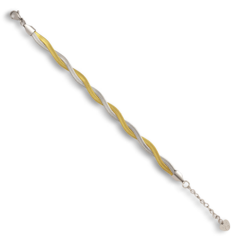 Two-Tone Medusa Bracelet Alice