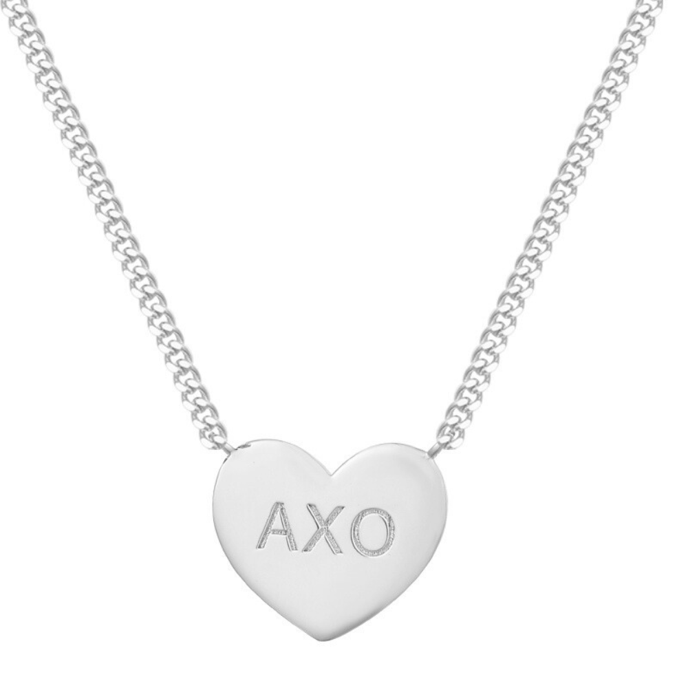 Sorority Custom/Personalized Heart Necklace Lee