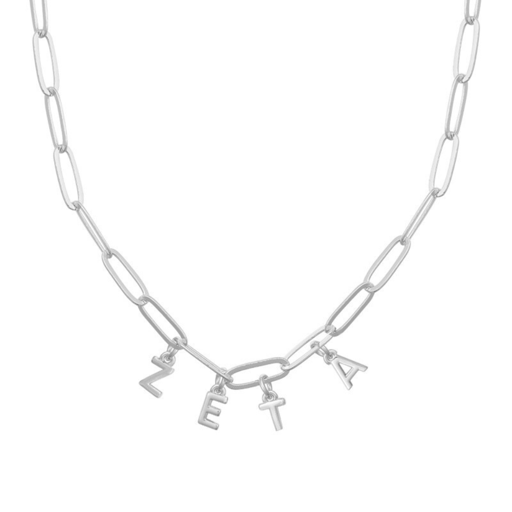 Sorority Custom/Personalized Link Letter Necklace Lee