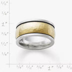 Wide Hammered Simplicity Wedding Ring James Avery