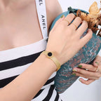 Newest Design Stainless Steel Watch Band Strap Wide Stainless Steel 18K Gold Numerals Wristband Bracelet My Store