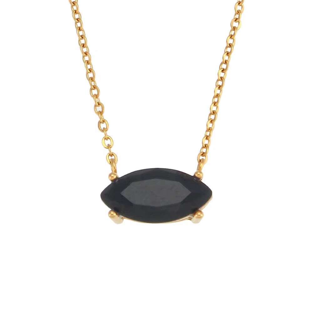 2024 Jewelry Trends Shining Zircon Pendant Necklace Colorful Christmas Jewelry Gift for Women My Store