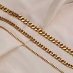 Non Tarnish Gold Plated 316L Stainless Steel Anklets for Women Cuban Link Anklet Bracelets 18K Gold Jewelry My Store