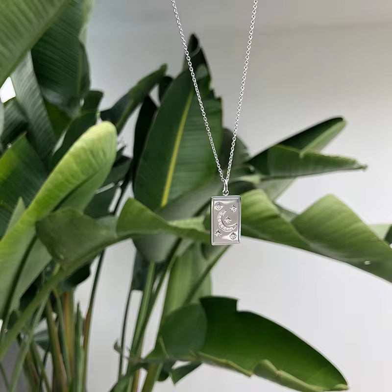 Wholesale Fashion Gold Plated Necklace Set Tarnish Free Jewelry Enamel Stainless Steel Pendant Necklace My Store