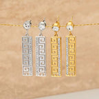 Fashion PVD Gold Plated Stainless Steel Jewelry Women Earring My Store