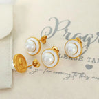 JEWELRY EH209 French Pearl Earrings Female New Fashion Temperament Senior Sense of Small Fragrant Wind Earrings My Store