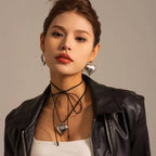 Stainless Steel 18K Gold Plated Heart Shape Necklace Jewelry Chain Set Fashion Jewelry My Store