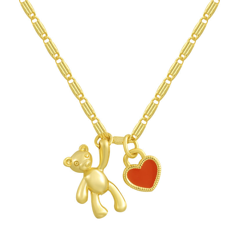 Bear Hug Necklace Lee