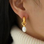 JEWELRY EH206 High Quality Cheap Price French Vintage C-Shape Geometric Earrings Gumdrop Earrings My Store