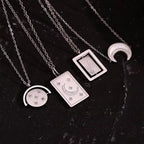 Wholesale Fashion Gold Plated Necklace Set Tarnish Free Jewelry Enamel Stainless Steel Pendant Necklace My Store