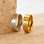 High-End Microencrusted Zircon Delicate Finger Ring Stainless Steel Rings My Store