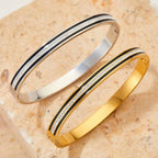 Charm CZ Rhinestone Pave Stainless Steel Cuff Bracelet Bangle Jewelry My Store