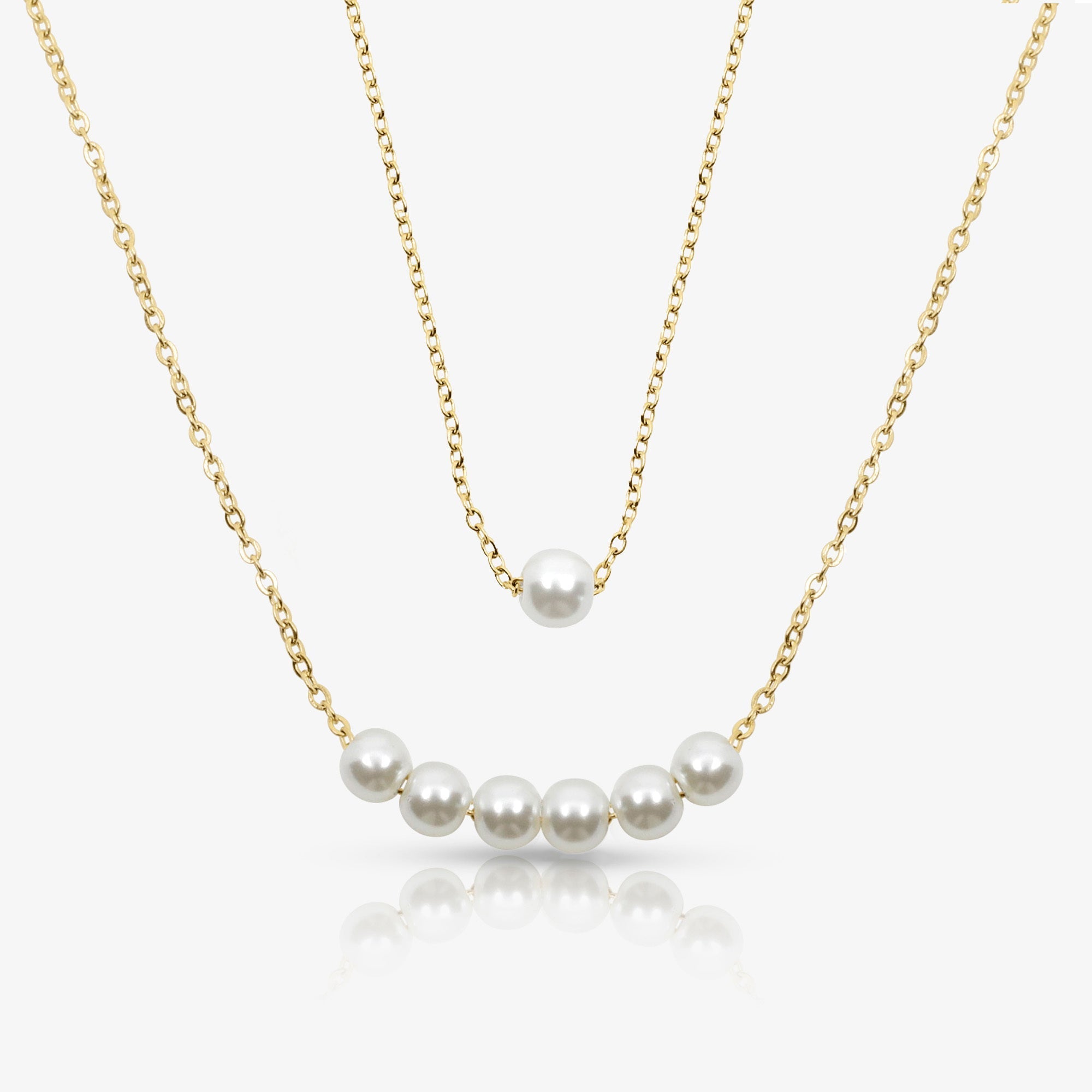 Opalina Pearl Necklace Set Nicole