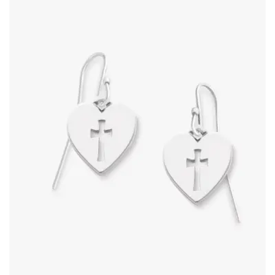 Crosslet Heart Dangle Earrings James Avery
