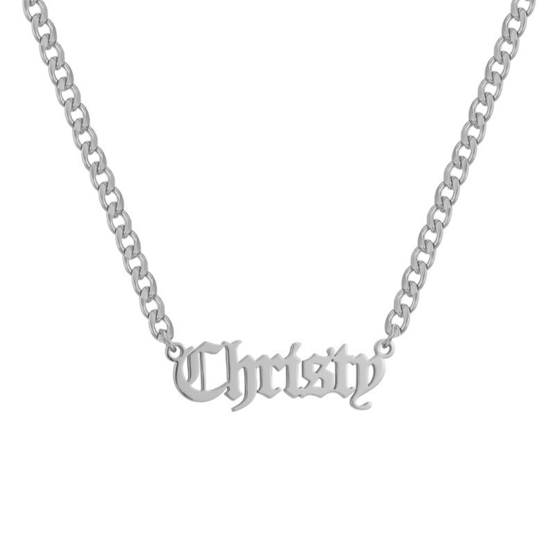 Custom/Personalized Nameplate Curb Necklace Lee