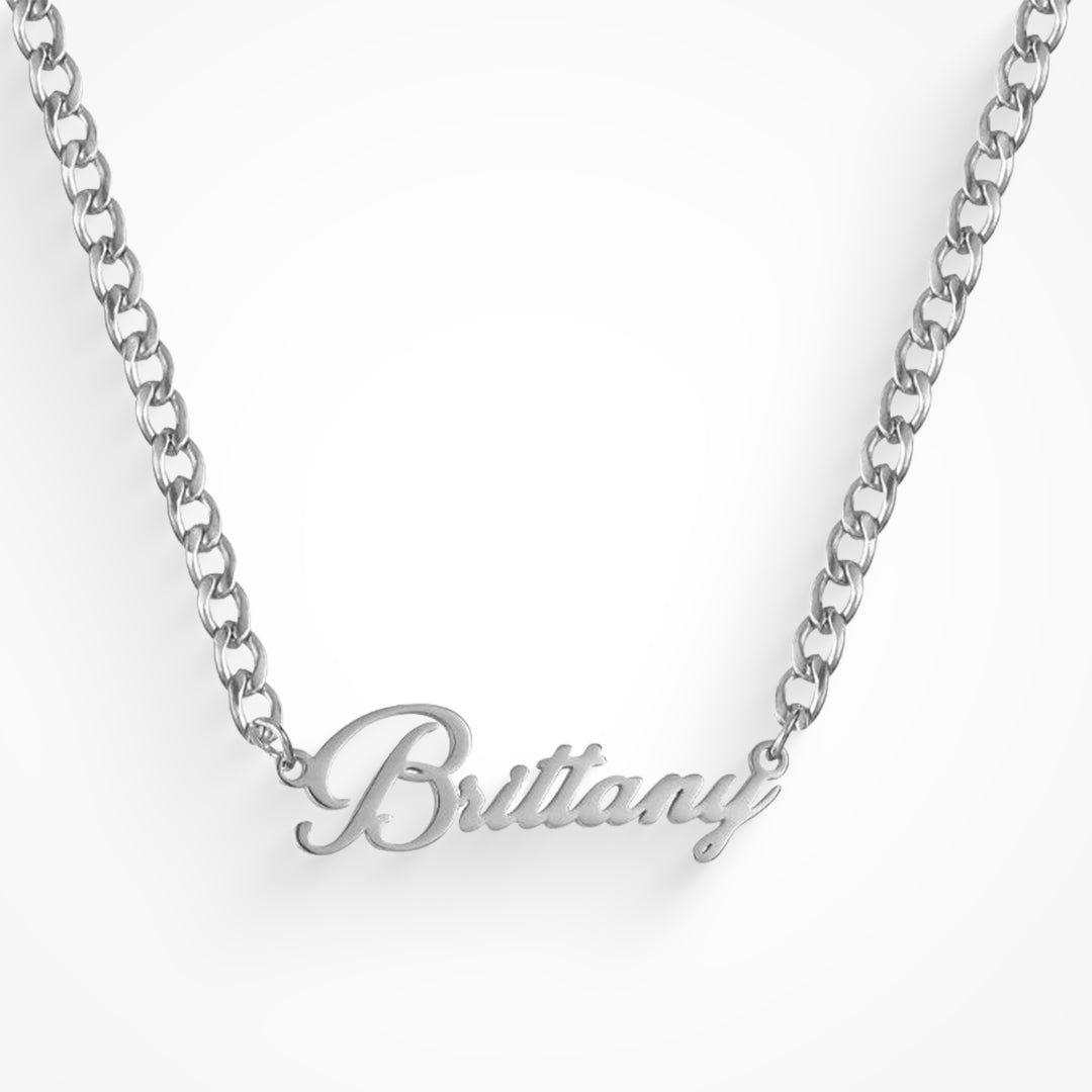 Custom/Personalized Nameplate Curb Necklace Lee