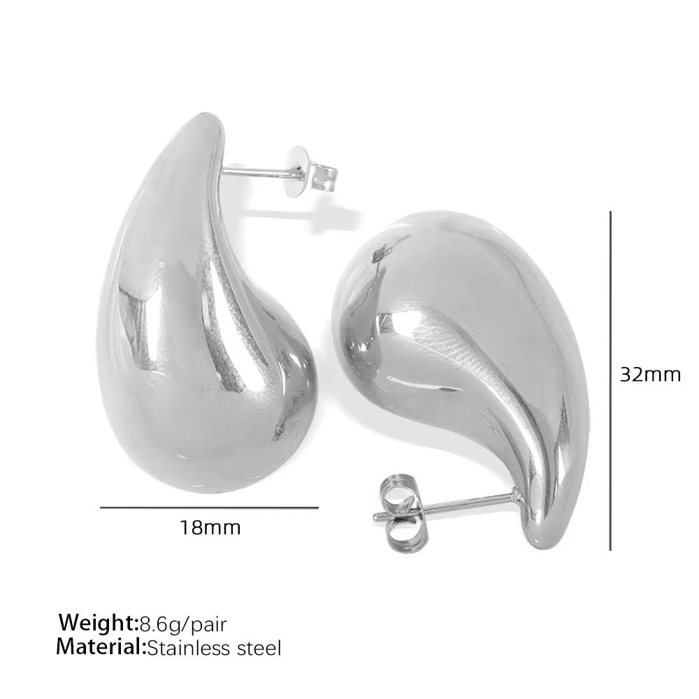 JEWELRY XL82-3-EH232-JZ21 Factory Hot Sale Big Drops Earrings Necklace Ring Set Exaggerated My Store