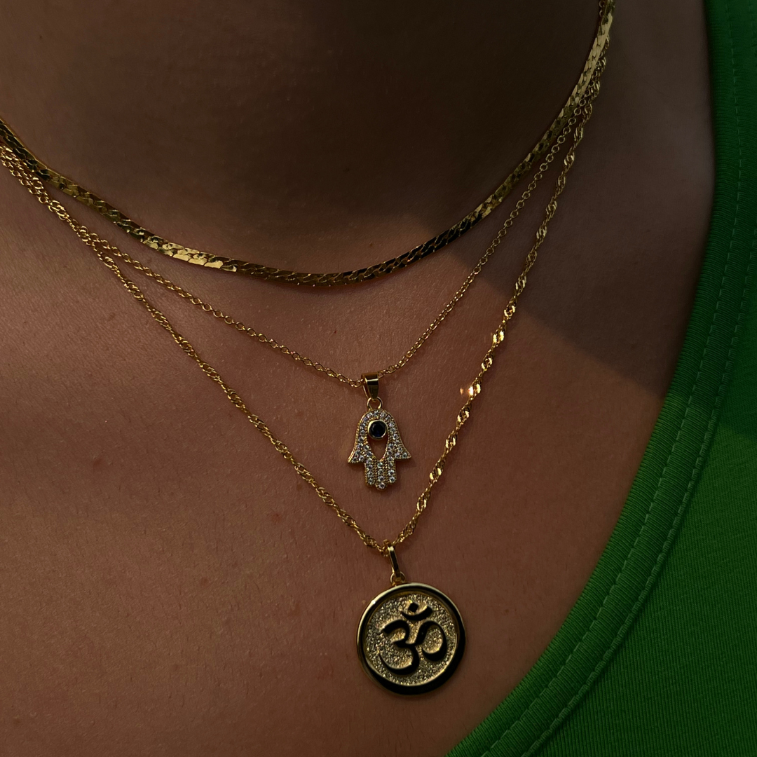 Inner Peace OM Necklace Lee