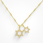 Double Star Necklace Lee