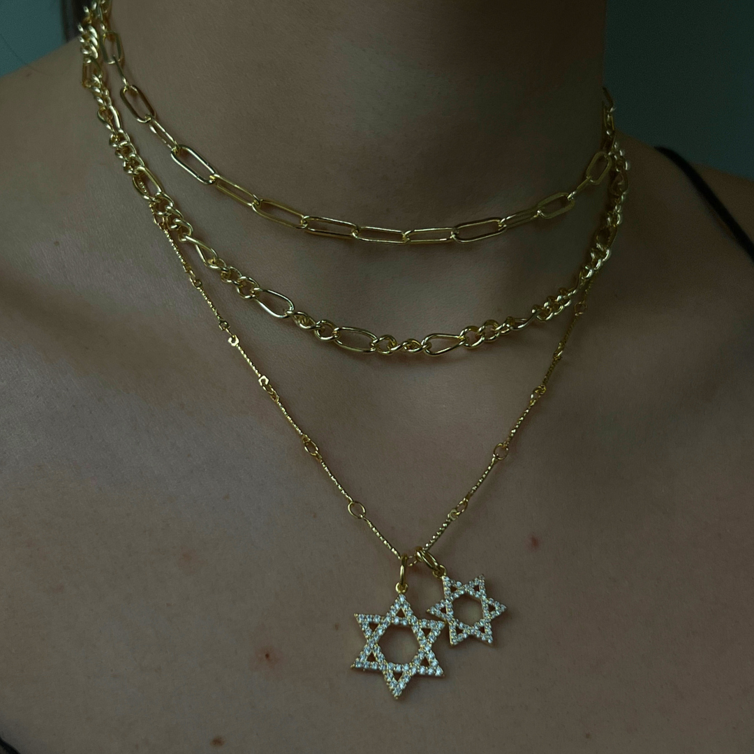 Double Star Necklace Lee