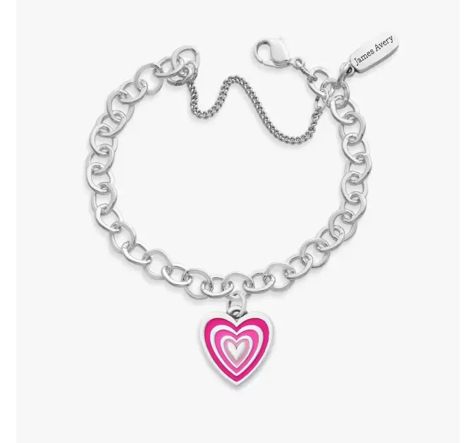 Enamel Radiant Heart Charm Bracelet James Avery