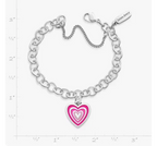 Enamel Radiant Heart Charm Bracelet James Avery