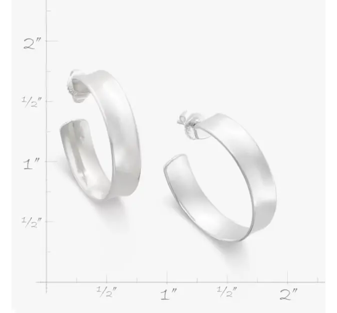 Bold Hoops James Avery