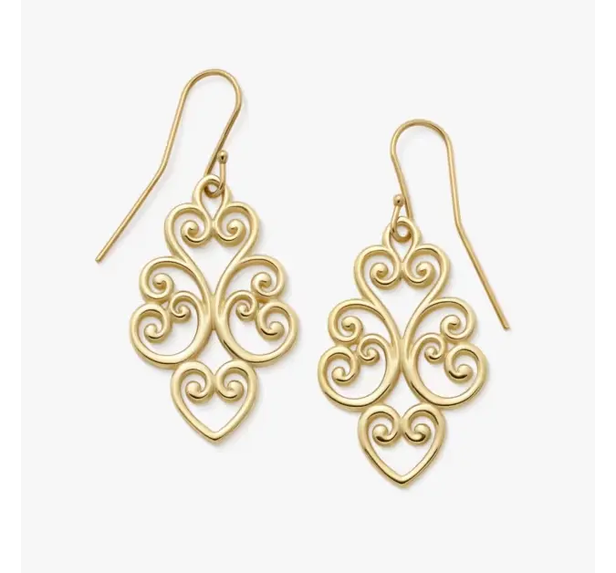 Jubilant Heart Dangle Earrings James Avery