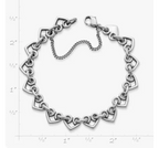 Heart Link Charm Bracelet James Avery