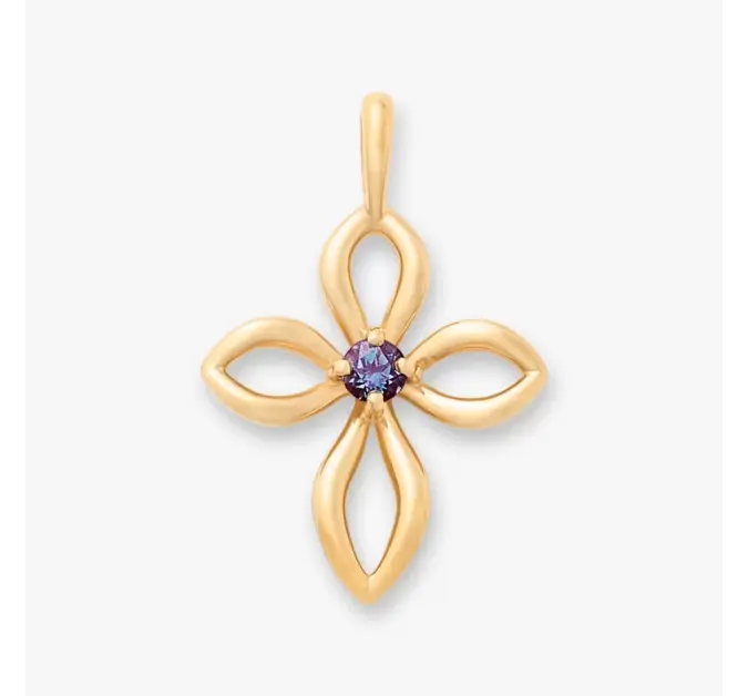 Avery Remembrance Birthstone Cross Pendant James Avery