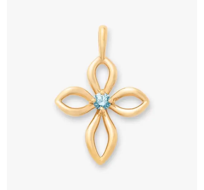 Avery Remembrance Birthstone Cross Pendant James Avery