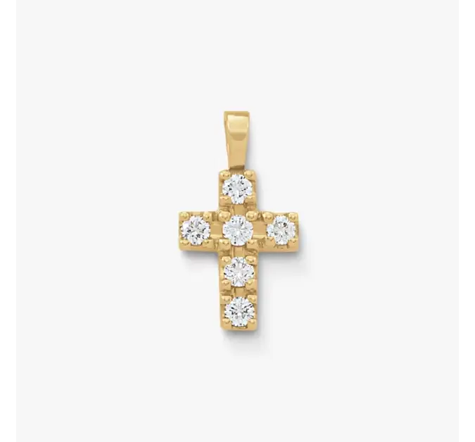 Petite Latin Cross Pendant with Diamonds James Avery