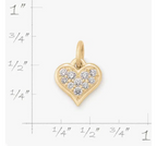 Delicate Pave Diamond Heart Pendant James Avery