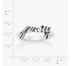 "Pray" Ring James Avery