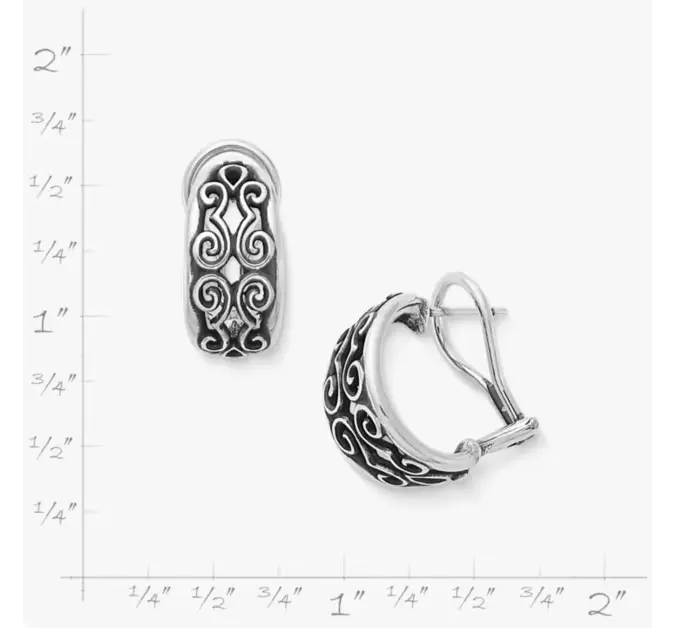 Scrolled French Clips James Avery