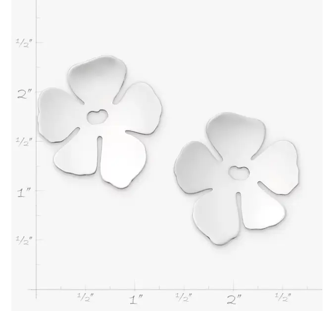 Floral Silhouette Earrings James Avery