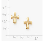 St. Teresa Cross Studs James Avery