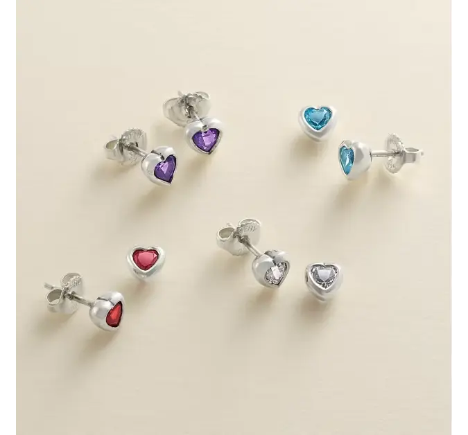 Heart Gemstone Studs James Avery