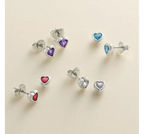 Heart Gemstone Studs James Avery