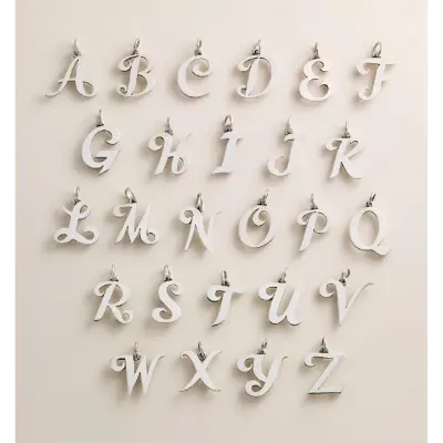 Large Script Initial Charm James Avery