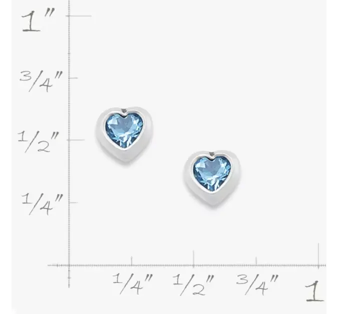 Heart Gemstone Studs James Avery