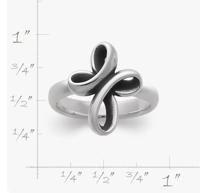 Eternal Ribbon Cross Ring James Avery