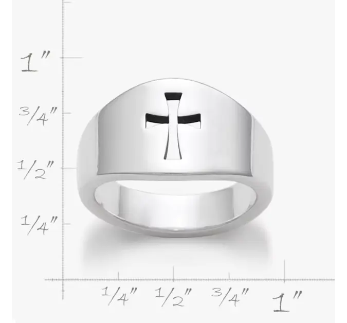 Wide Crosslet Ring James Avery