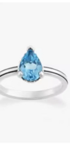 Beaded Chevron Heart Gemstone Ring James Avery