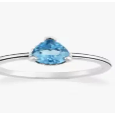 Beaded Chevron Heart Gemstone Ring James Avery