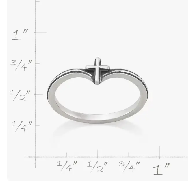 Chevron Cross Ring James Avery
