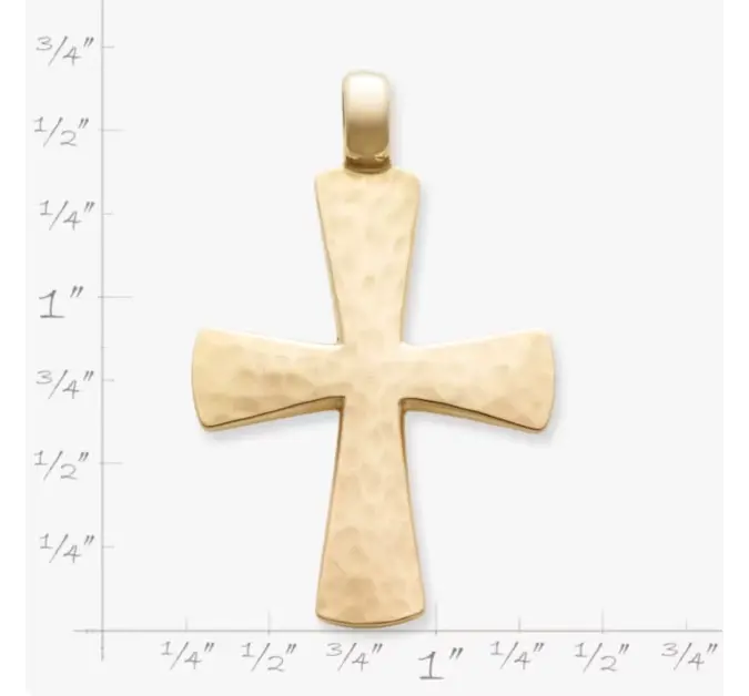 Hammered Cross Pendant James Avery
