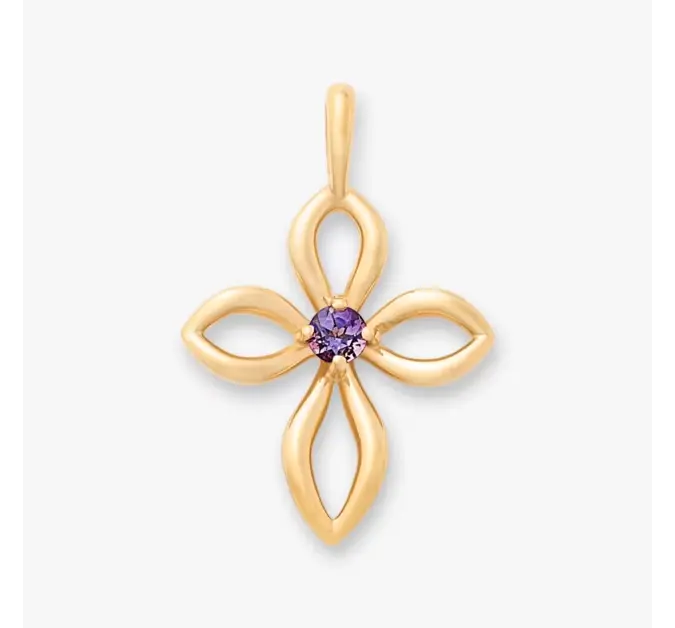 Avery Remembrance Birthstone Cross Pendant James Avery
